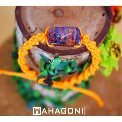 Kerajinan Gelang Kayu Resin Gloria Ukuran 3,5 cm x 1cm - Banjarbaru