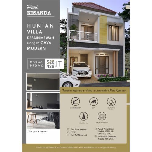 Terbaru Rumah 2 Lantai Termurah di Karangploso Dekat Kota Malang