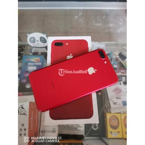 HP iPhone 7 Plus 128 GB Bekas Warna Merah Fullset Siap Pakai di Malang