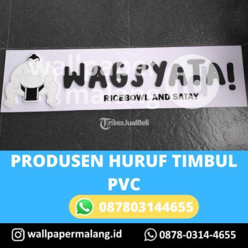 PRODUSEN HURUF TIMBUL PVC