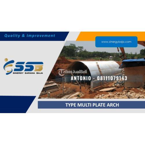 Armco Culvert Pipa Baja Bergelombang Gorong-Gorong Baja - Medan