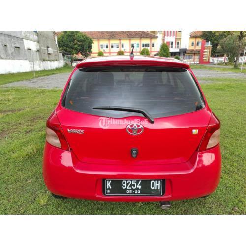 Mobil Toyota Yaris Tahun 2008 Bekas Warna Merah Pajak Hidup Mesin Sehat - Pati