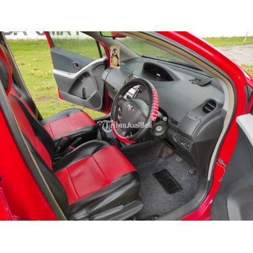 Mobil Toyota Yaris Tahun 2008 Bekas Warna Merah Pajak Hidup Mesin Sehat - Pati