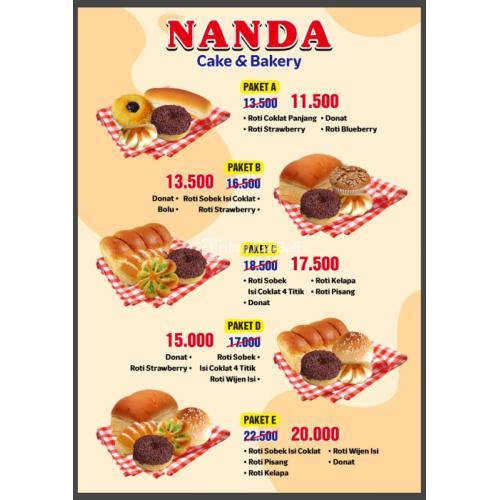 Paket Roti Dibulan Ramadhan Nanda Cake & Bakery Ampelgading, Pemalang