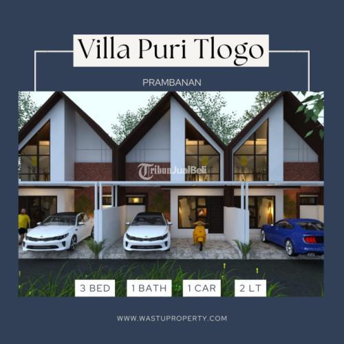 Dijual Rumah 2 Lantai di di Kawasan Candi Prambanan View Gunung Merapi - Sleman