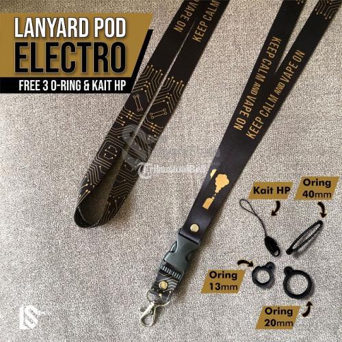 Paket Lanyard 2cm Full Printing Plus Oring 13mm Harga: 8.500/pc Min Order: 1000pc