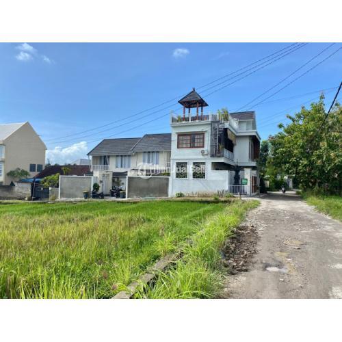 Tanah view sawah lingkungan villa di canggu abasan cocok villa atau homestay