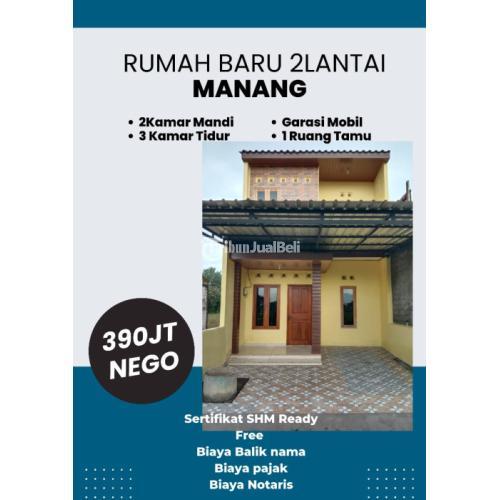 Dijual Rumah Murah Baru Manang Gentan 2 Lantai - Surakarta