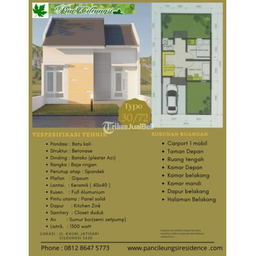 Dijual Rumah Perumahan Pan Cileungsi Residence - Bogor