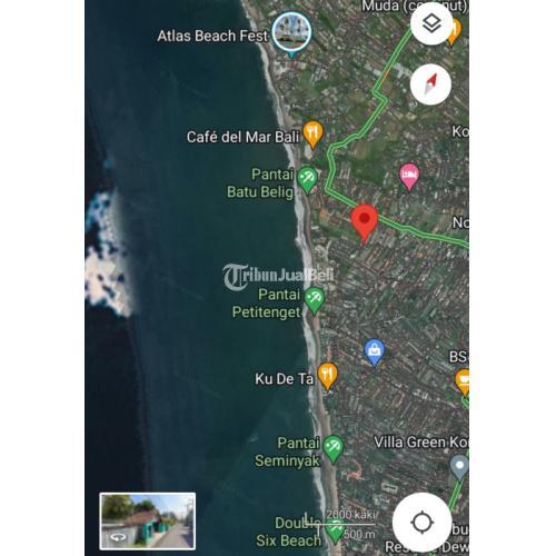 TANAH Seminyak Bali ada bangunan deket pantai