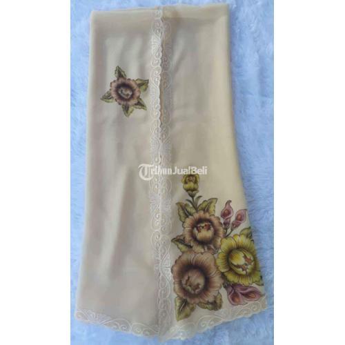 Kerajinan Kain Kebaya Lukis Tepi Bordir Premium Harga Terjangkau - Klungkung