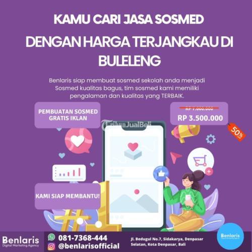 Jasa Sosmed Sekolah dengan Harga Terjangkau di Dekat Buleleng