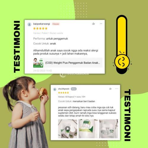 Susu Penggemuk Badan Anak Usia 1-15 Tahun Ampuh Tercepat 100% Original Penambah Nafsu Makan Anak