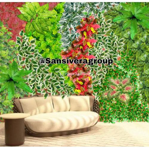 Vertical garden Artificial / tanaman plastik vertikal sintetis