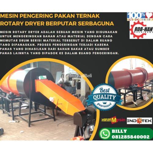 MESIN PENGERING PAKAN TERNAK ROTARY DRYER SERBAGUNA MALANG