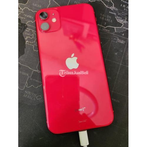 HP IPhone 11 128 GB Bekas Warna Merah Siap Pakai Harga Terjangkau Di ...