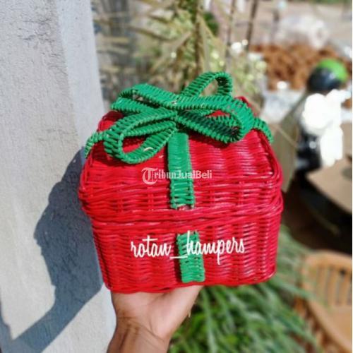Kerajinan Kotak Kado/Rotan Natal/Rattan Christmas - Jepara