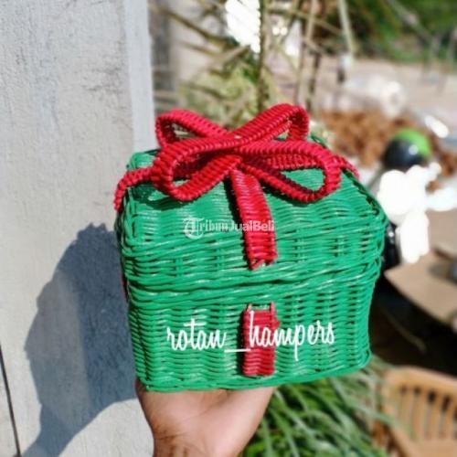 Kerajinan Kotak Kado/Rotan Natal/Rattan Christmas - Jepara