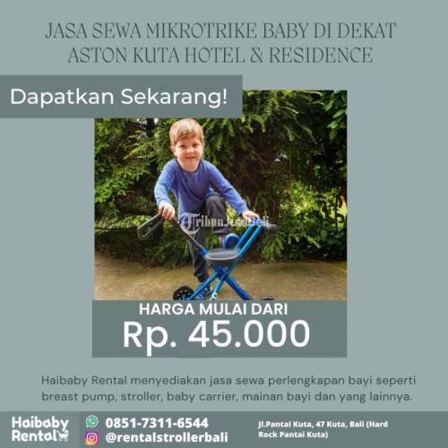 Jasa Sewa Mikrotrike di Dekat Aston Kuta Hotel & Residence Bersih dan Higienis