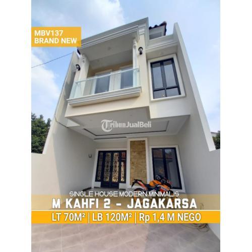 Rumah Siap Huni Jagakarsa 2 Lantai Modern Minimalis
