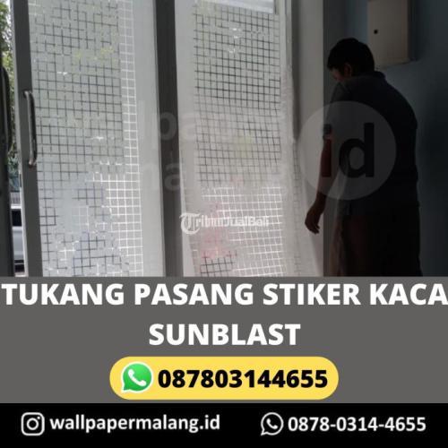 TUKANG PASANG STIKER KACA SUNBLAST