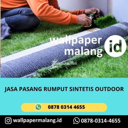 JASA PASANG RUMPUT SINTETIS OUTDOOR
