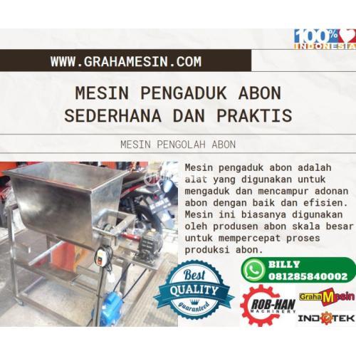 MESIN PENGADUK ABON SEDERHANA DAN PRAKTIS MALANG