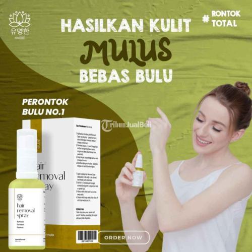 Perontok Rambut Permanen Alami Kondang Hair Removal Spray