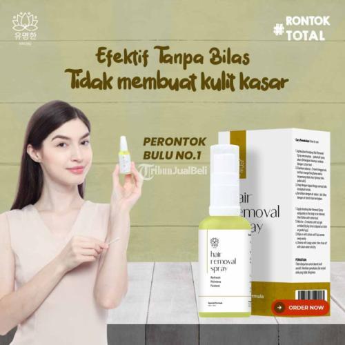 Perontok Rambut Permanen Alami Kondang Hair Removal Spray