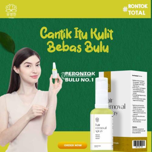 Perontok Rambut Permanen Alami Kondang Hair Removal Spray
