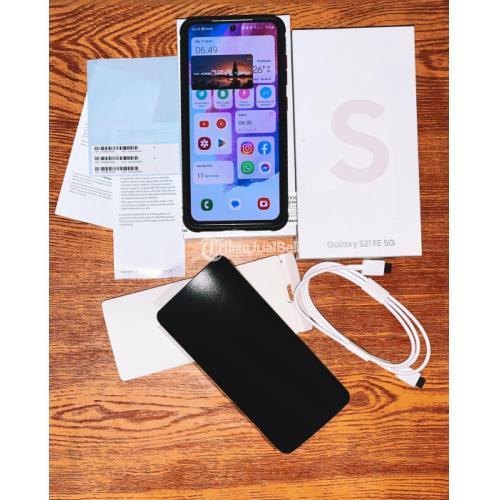 HP Samsung S21 Fe Bekas RAM 8/256GB Fullset IMEI Aman Normal - Bekasi