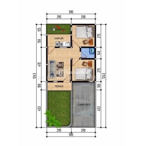 Rumah Minimalis Modern Murah, Non Subsidi Jogja 15 menit Bandara YIA Kulon Progo