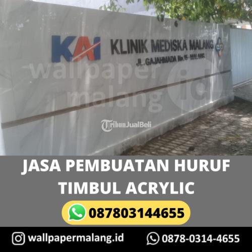 JASA PEMBUATAN HURUF TIMBUL ACRYLIC