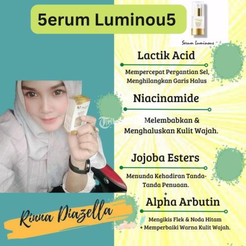 Luminous Glowing Serum Skincare Rina Diazella kegunaan