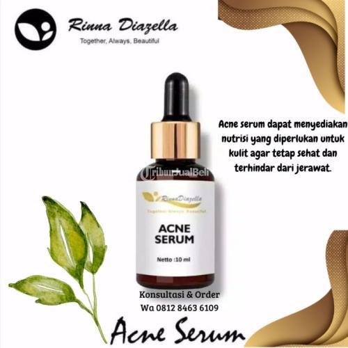 🟤 Cara Kerja Dan Fungsi Acne Serum Rinna Diazella Skincare Dalam Memperbaiki Muka Berjerawat.
