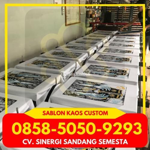 Konveksi Kaos Sablon Plastisol - Gresik