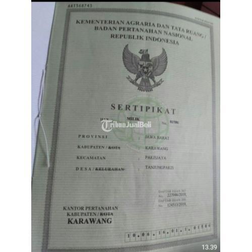 Dijual Tanah 500 Hektar di Tj. Pskis Harga per Meter - Karawang