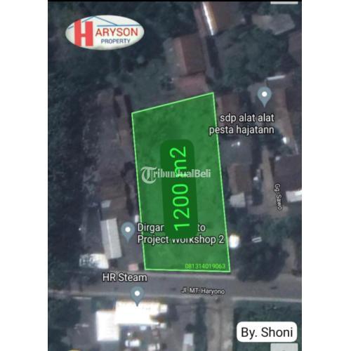 Tanah 1200 m2 Sertifikat SHM Akses Murah di Setu  Bekasi