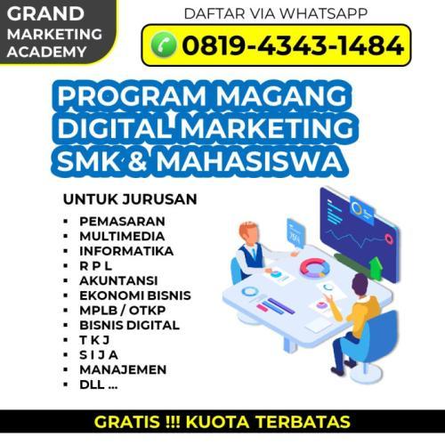 Hub 0819-4343-1484, Lowongan Internship Ekonomi Bisnis di Malang