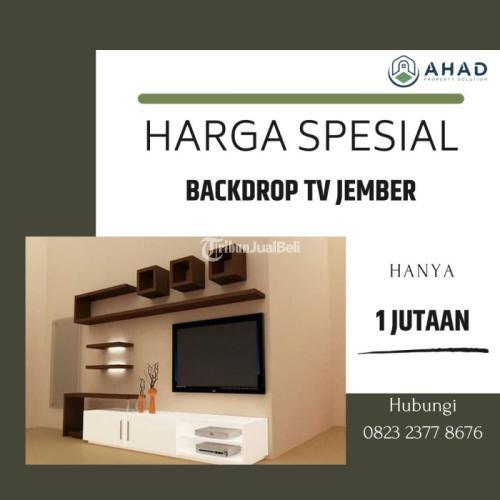 Backdrop TV Jember, Menghemat Banyak Ruang