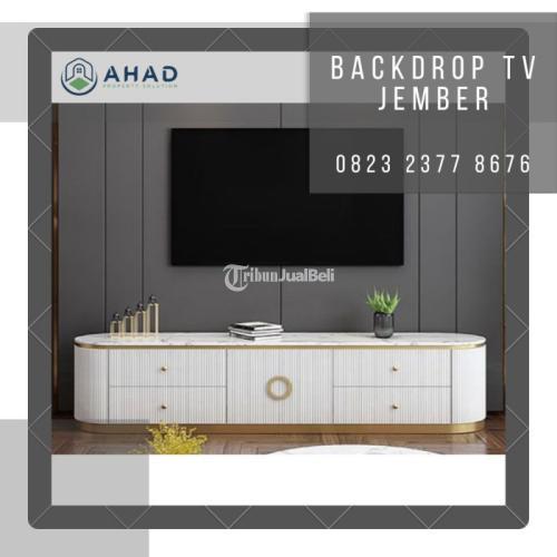 Backdrop TV Jember, Menghemat Banyak Ruang