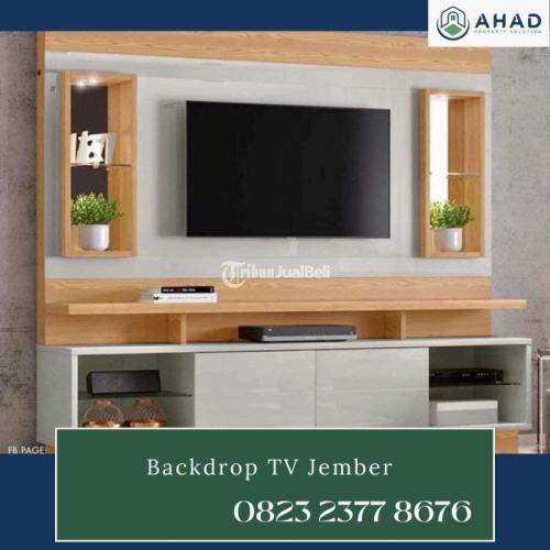 Backdrop TV Jember, Menghemat Banyak Ruang