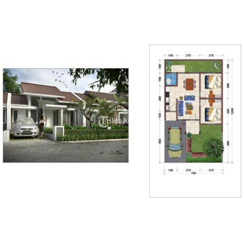 Rumah Modern Minimalis di Jogja Barat area Kawasan Wisata Kulon Progo dkt UNY UAD IKIP PGRI Wates