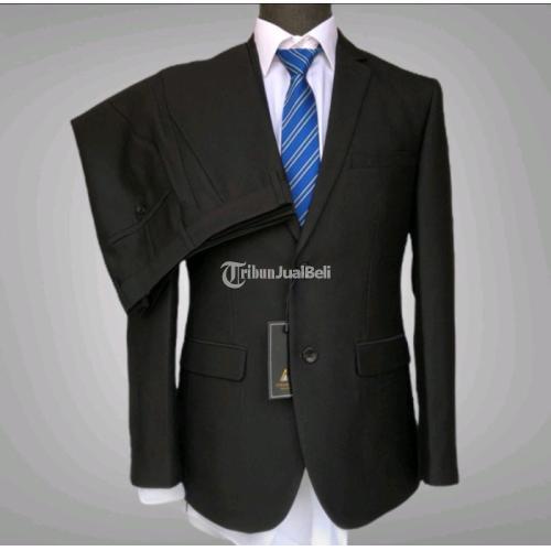 Blazer Jas Pria Glossy Warna Hitam di Bogor - Tribun JualBeli