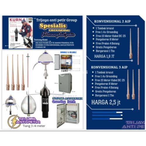 Agen Toko Penyedia Penangkal petir Cianjur Bogor