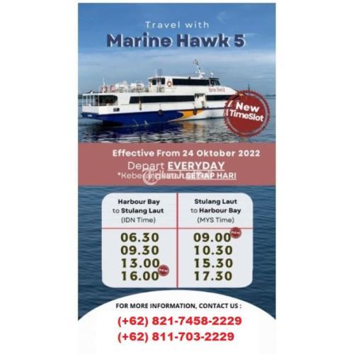 Tiket Kapal Ferry Marine Hawk 5 Batam (Harbour Bay) ke Johor (Stulang