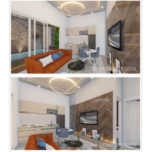 Rumah Villa Private Pool Fullfurnish di Kota Malang