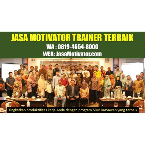 Motivator Tawangmangu Untuk Pelatihan Capacity Building