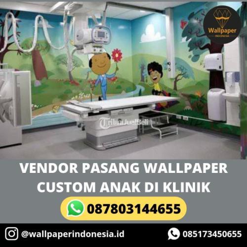 VENDOR PASANG WALLPAPER CUSTOM ANAK DI KLINIK