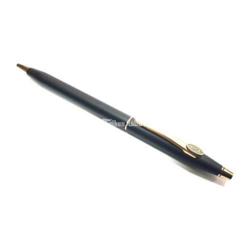 Pulpen Mewah Cross Classic Black Gold Century 2502 Ballpoint Retractable Pen CRO2502 Seken
